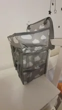 Organizador de almacenamiento de cama para bebé recién nacido, bolsa de almacenamiento colgante, organizador de Caddy para ropa de cama esencial para bebé, bolsa de almacenamiento de pañales