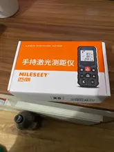 MiLESEEY-Medidor digital de distancia láser, telémetro eléctrico láser con precisión de +-2mm, modelo X6,S5E