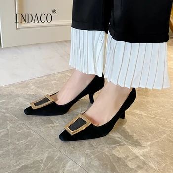 

Heels Women Shoes 2020 Autumn New Arrival Woman Pumps Leather Shoes for Women 6cm