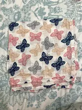 Manta de muselina para bebé, manta de gasa de algodón para recién nacido, pañal de muselina, 120x110cm