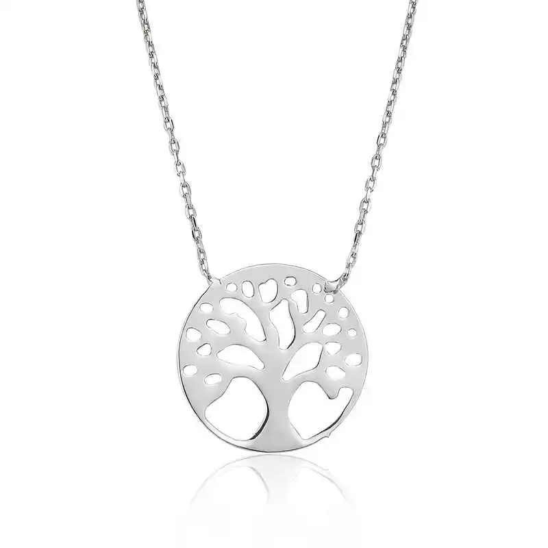 

Silver Life Tree Lady Necklace