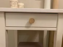 Wooden Cabinet Wardrobe-Knobs Drawer-Handle Furniture Hardware Round Natural for 8/12pcs