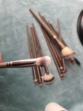 Anmor-Juego de brochas de maquillaje, para base de sombra de ojos, colorete en polvo, delineador de ojos, pestañas, labios, herramienta cosmética, 4-16 Uds.