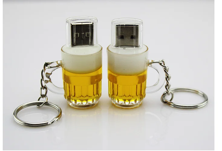 Креативная Мода jast USB пивной USB 2,0 USB флеш-накопитель 128 ГБ Флешка 8 ГБ, 16 ГБ и 32 Гб 64 Гб карта памяти подарок
