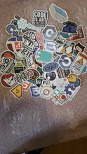 Pegatinas protectoras para ordenador portátil, 50 unids/lote, programador de Hacker CSS, pegatinas para equipaje, nevera, guitarra, resistente al agua