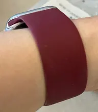 Correa de silicona para Apple Watch, correa elástica de 44mm, 40mm, 38mm, 42mm, Serie 6, 5, 4, 3, SE, 42