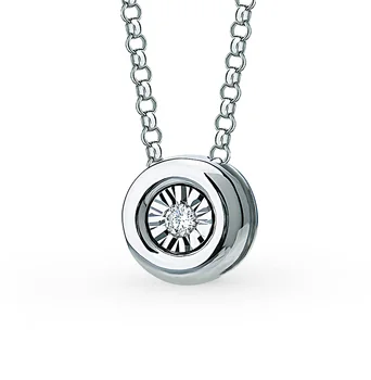 

Gold pendant with diamonds sunlight sample 585