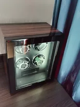 Caja enrolladora de reloj de alta gama, 2, 4, 6, 9, 12, 24, reloj mecánico con Motor de madera Mabuchi, pantalla táctil de cristal LCD, accesorios de almacenamiento