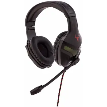 

Gaming headphones Taurus H300 with cable and microphone adjustable black color