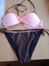 Push-Up Bikini Swimsuits Swimwear Bathing-Suit Beach-Wear Sexy Plus-Size Womens Female