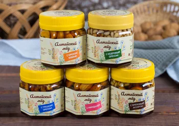 

Set of Altai honey with nuts, 5 types