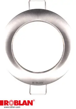 

Led Circular ring Chrome Roblan recessed electronic fixed lighting