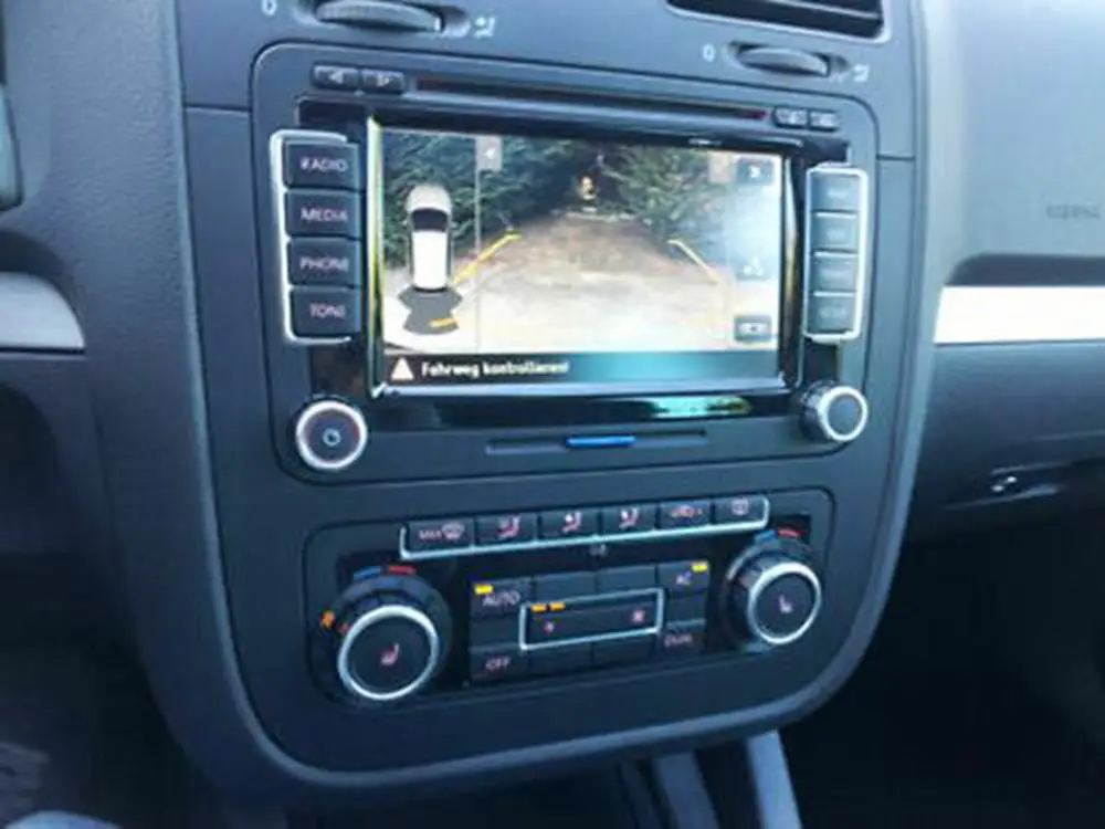 Центральный приборный радиоприемник Trim Surround MK6 Climatronic (1K0 858 069 N) для VW MK5 Jetta