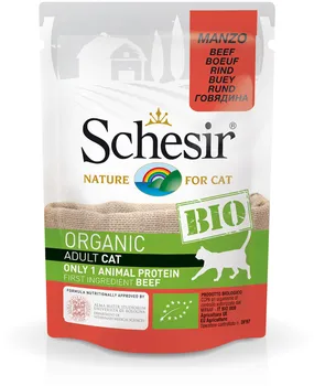 

Schesir bio canned food for cats, beef 85g 12 PCs