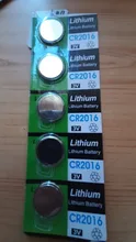 Pilas de botón LM2016 BR2016 DL2016, 5 uds./1 tarjeta, batería de botón de litio 3V CR 2016 para reloj, juguete electrónico remoto
