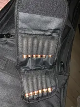 Mizugiwa-porta cartuchos de pistola plegable, 12 carcasas para Rifle, porta cartuchos, funda de munición para Rifle, caza, soporte para balas