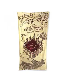

▷ PREMIUM beach towel/pool HARRY POTTER Prowler map
