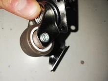 Ruedas giratorias de goma suave para muebles rueda giratoria plateada para Carro de plataforma, accesorios para el hogar, 4 Uds.