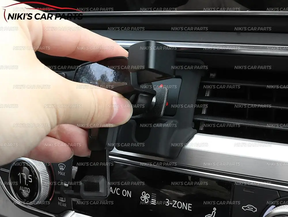 Алюминиевый Автомобильный держатель для Audi A4/A5-, алюминиевый сплав, 1 комплект, декоративные аксессуары для автомобиля, аксессуары для интерьера телефона