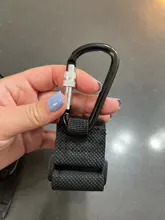 WARMOM-colgador de bolsas de Gancho del Cochecito de bebé para cochecito para niños, gancho para cochecito con bloqueo, evita resbaladiza, resistente al desgaste, 6 colores, 1 unidad