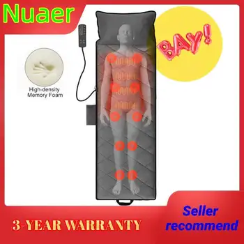 Mode Collapsible Full-body Massage Mattress Automatic heating Multifunction Far Infrared vibration Massager Cushion Christmas