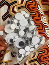 Ojos movibles de plástico para manualidades de niños, tamaño de 5-40mm, con ojos saltones, para Scrapbooking, utilizado para accesorios para muñeca de juguete, bricolaje