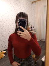 Women Sweater Pullovers Knitted Turtleneck Long-Sleeve Elasticity Streetwear-Top Multicolor