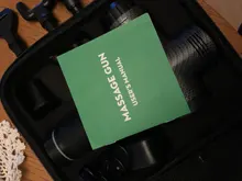 Pistola de masaje de alta frecuencia para relajación muscular, masajeador eléctrico con bolsa portátil, pistola de terapia para fitness