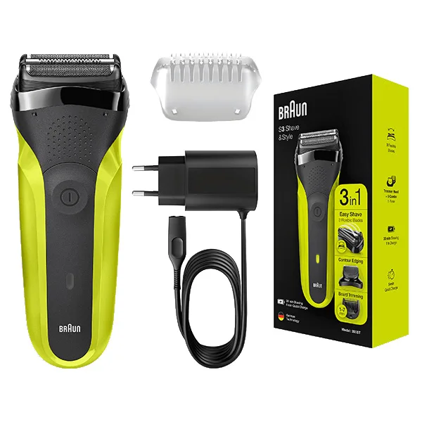Electric Shaver Braun 300BT YellowRazor AliExpress