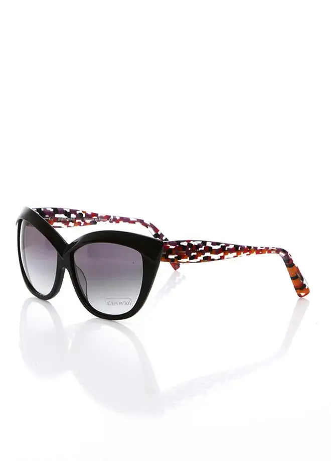 

Women's sunglasses a 1313 a01a 4320 bone black organic butterfly cat eye 63-13-135 alain mikli