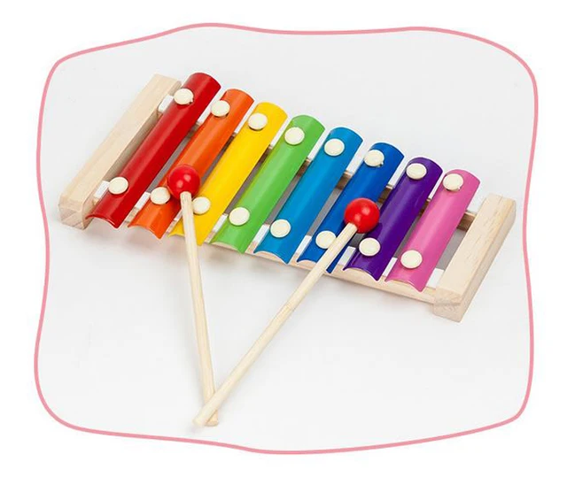 Baby Music Instrument Toy Wooden Xylophone Infant Musical Funny Toys For Baby Girls Educational Toys Baby Boys Xylophone Gifts 6