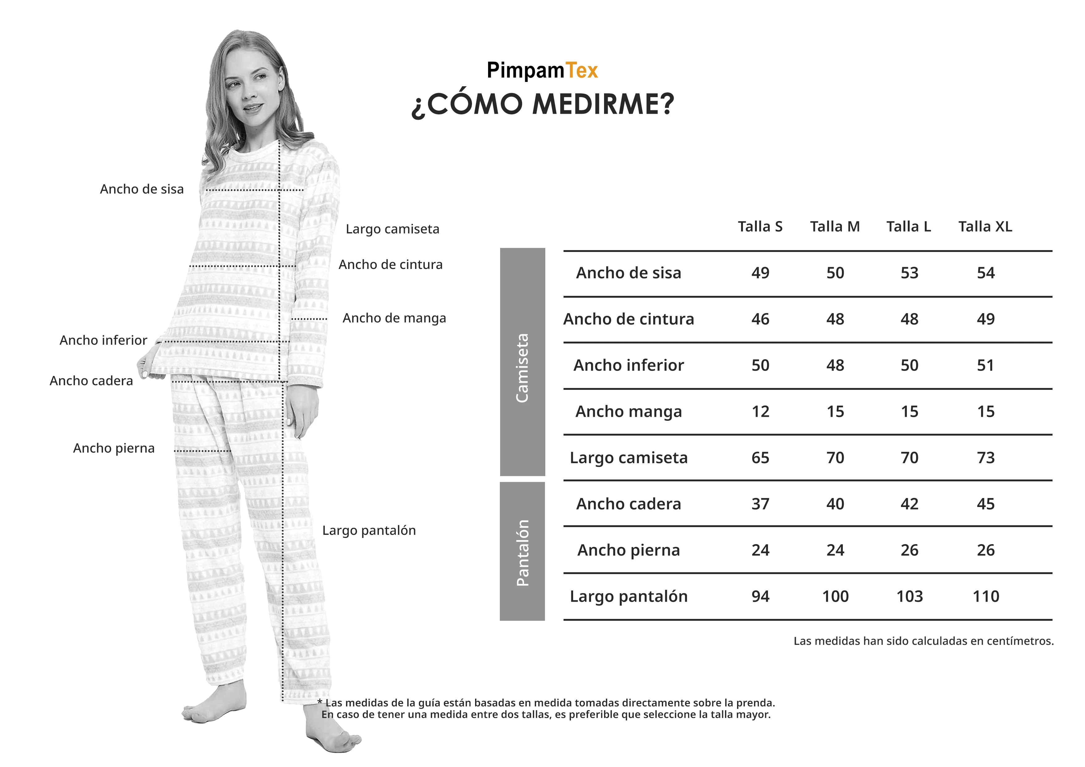 PimpamTex - Women's Autumn Winter Coral Long Sleeved Pyjama Set, Warm Winter Coral Printed Pyjama Set, Perfect Christmas Gift