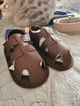 Zapatillas de primeros pasos para bebé de 0 a 18 meses, para niño y niña, guardería, zapatos de cuero, novedad de verano, 2019
