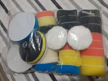 Esponja para pulir autos almohadillas de espuma búfer Kit de la máquina de pulido alfombrillas de cera para elimina arañazos