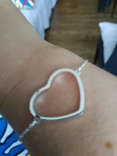 Pulseras de acero inoxidable para mujer, brazalete de cadena ajustable, mapa del mundo Simple, brazaletes de huella de corazón, regalo de amistad