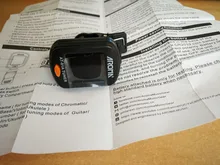 Guitar Tuner Chromatic Bass Ukulele Rotatable Black for Acoustic Lcd-Display