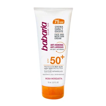 

BABARIA ROSEHIP FLUID SANDLOT FACE AND DÉCOLLETÉ ANTI-MANCHAS SPF50 + 75ML