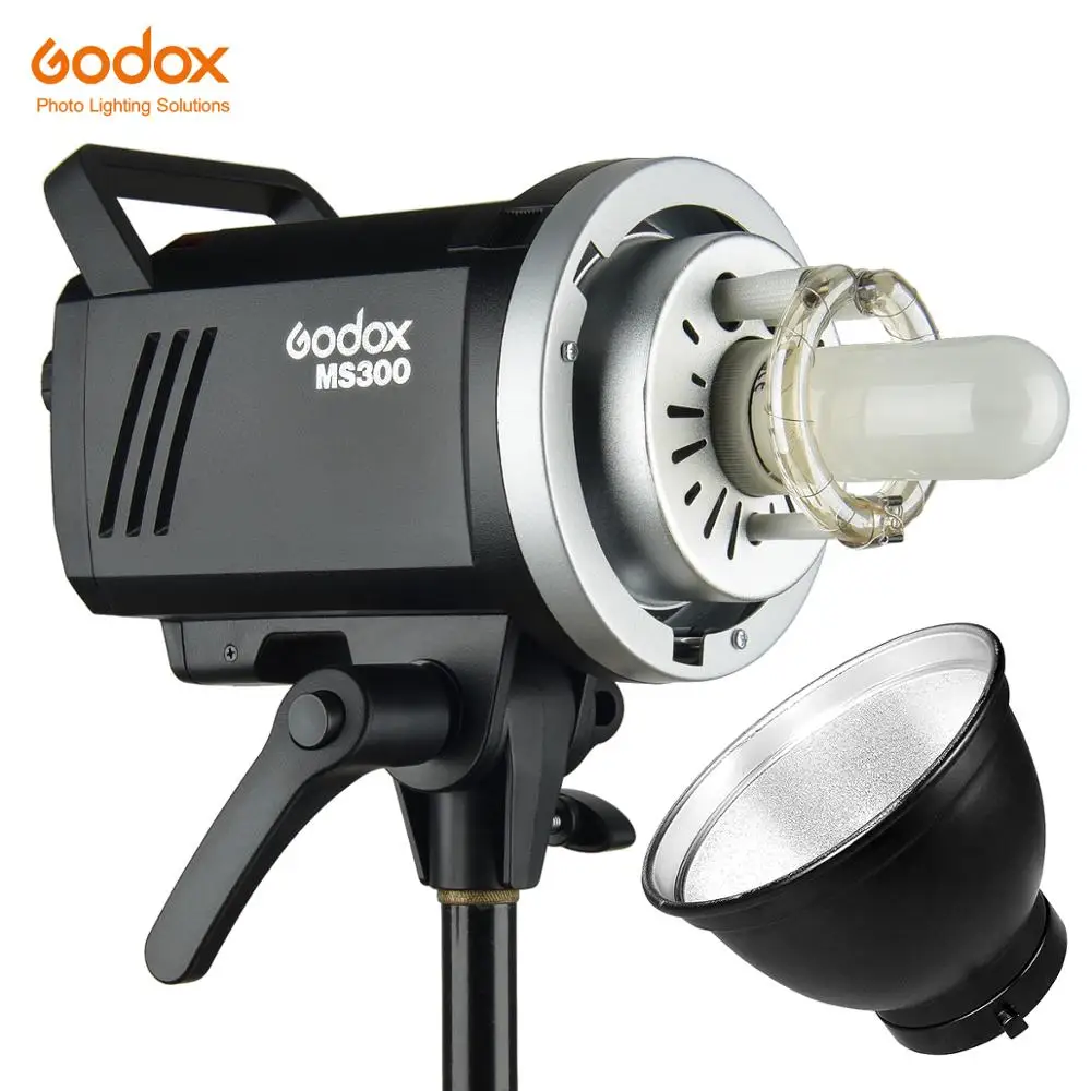Godox MS200 200 Вт MS300 300 Вт 2,4 г встроенный беспроводной приемник легкая Компактная и прочная студийная вспышка Bowens Mount