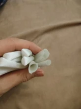 Tubo de fibra de vidrio trenzado de alta temperatura, 1M, 1-25mm de diámetro, 600 Deg, aislamiento de tubería de fibra química suave