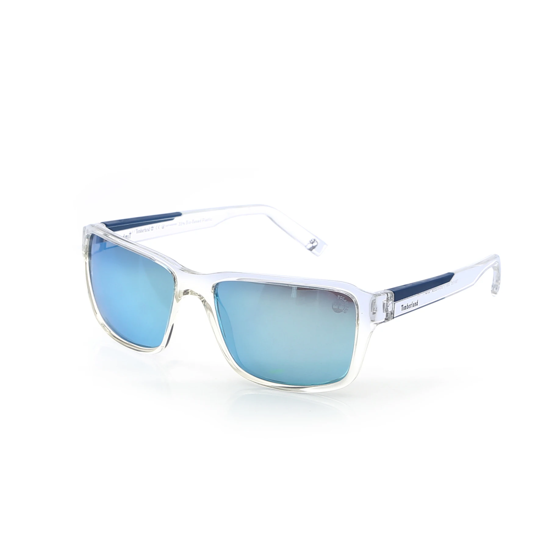 

Unisex sunglasses tb 9155 26h bone transparent organic square square 59-17-135 timberland