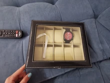 Caja de almacenamiento de reloj de cuero PU para hombre, organizador mecánico con 2/6/10/12 ranuras, expositor de relojes, Cajas de Regalo de joyería