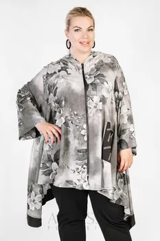 

Jacket Women artessa plus size zipper with a hood.