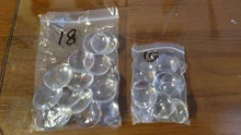 6mm 8mm 10mm 12mm 14mm 16mm 18mm 20mm 25mm 30mm 35mm redonda plana trasera cabujón de vidrio transparente, alta calidad, promoción al por mayor