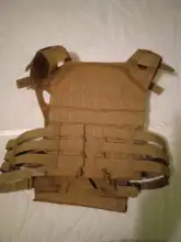 Chaleco táctico de caza militar, porta placa Molle, Airsoft, Paintball CS, protector para exteriores, ligero, 600D