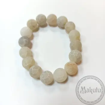 

Bracelet made of agate Paty, color. Assorted, 12mm (white)