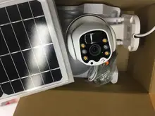 Cámara IP Solar de 1080P para exteriores, WIFI, 8W, batería recargable, domo de velocidad PTZ, impermeable de calle