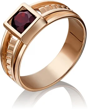 

Red Gold garnet ring