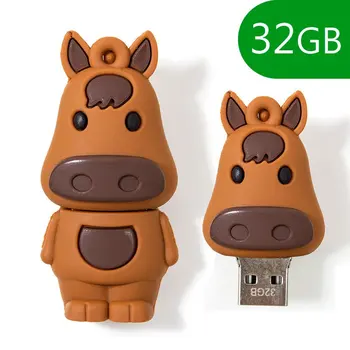 

Pen Drive USB x32 GB silicone horse