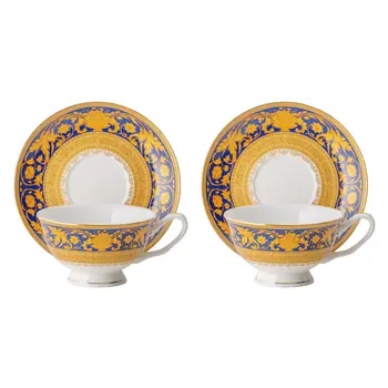 

Tea pair Versailles blue gold 180 ml (set of 2 pairs)