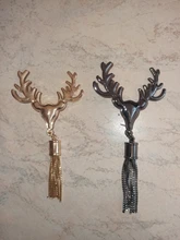 Cierre de Metal con forma de cabeza de ciervo para bolso de bricolaje, cierre de giro para bolso de bricolaje, bolsa artesanal, Hardware de bolsa, oferta, 2020